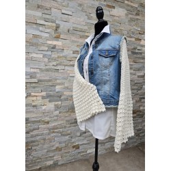 Gilet Jeans-Crochet