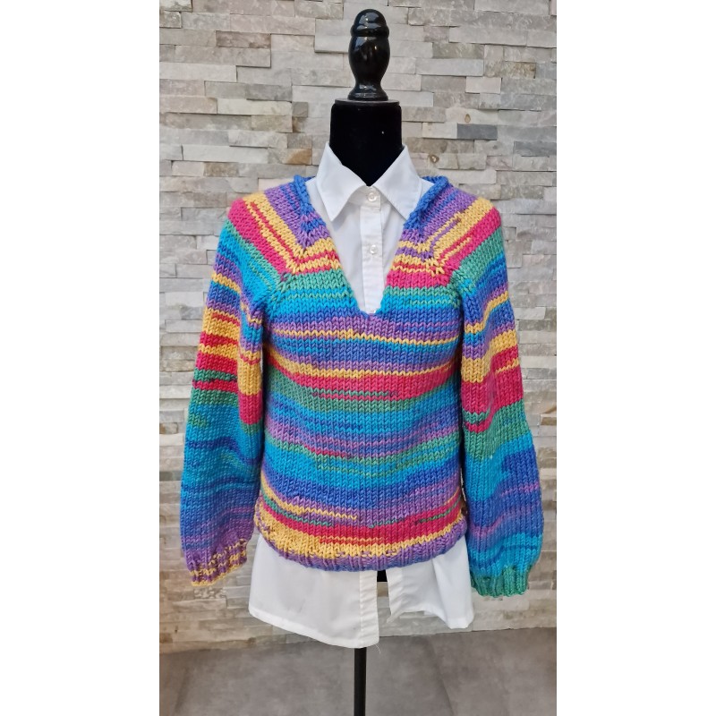 Pull en couleur