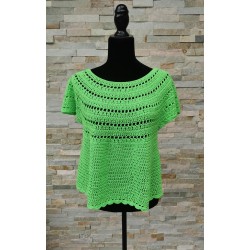 Pull court au crochet